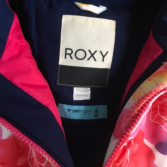 Roxy Multicolor Floral Kids Jacket - Picture 2 of 6